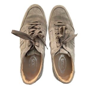 Tod's Men's Taupe Suede Sneakers